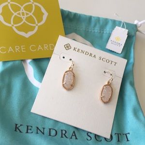 Kendra Scott Rose Gold iridescent Druzy Lee